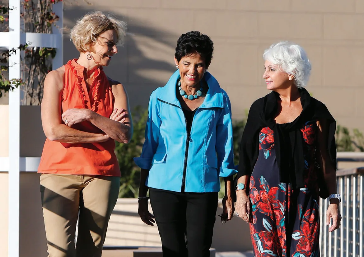 Residents and family at Moorings Park